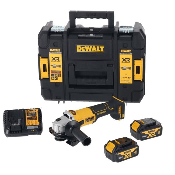 Акумуляторна кутова шліфмашина DeWALT (DCG407M2T), фото 7