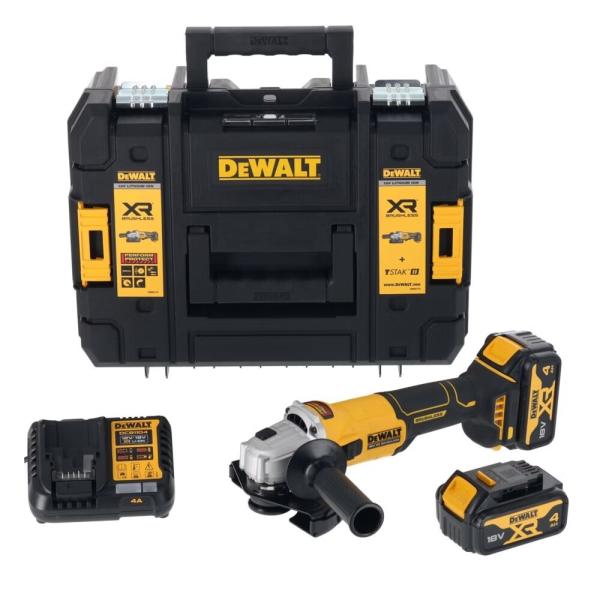 Акумуляторна кутова шліфмашина DeWALT (DCG407M2T), фото 6