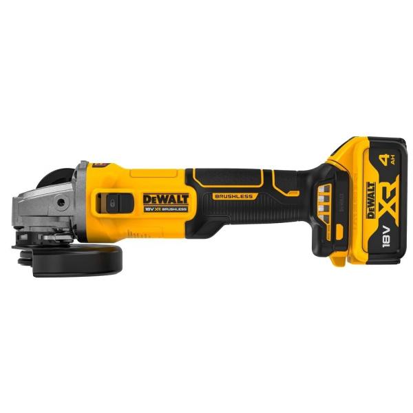 Акумуляторна кутова шліфмашина DeWALT (DCG407M2T), фото 5