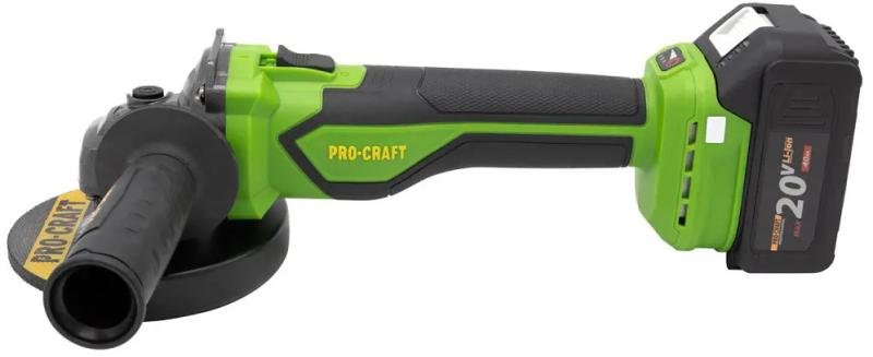 Акумуляторна кутова шліфмашина Procraft PGA22, фото 4