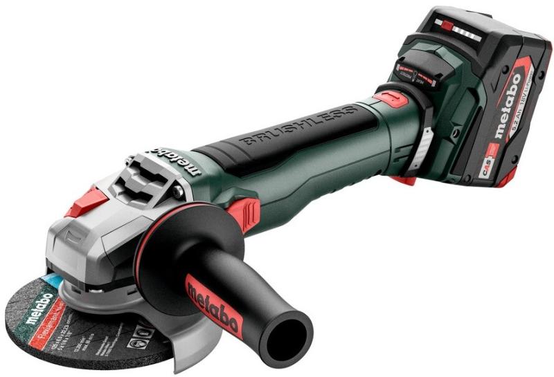 Акумуляторна кутова шліфувальна машина Metabo WB 18 LT BL 11-125 Quick (613054650), фото 10