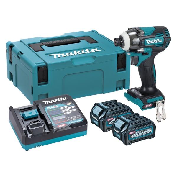 Акумуляторний шурупокрут Makita XGT TD004GD201, фото 6
