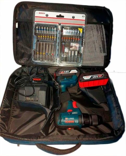 Акумуляторний дриль-шурупокрут Bosch GSR 18V-50 Set (06019H5004), фото 2