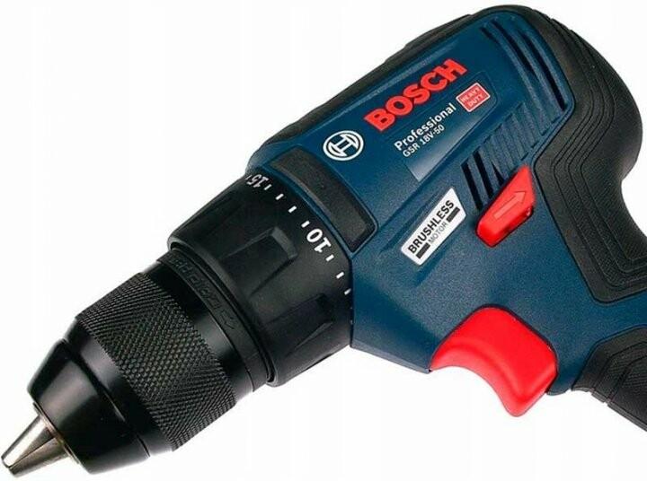 Акумуляторний дриль-шурупокрут Bosch GSR 18V-50 Set (06019H5004), фото 3