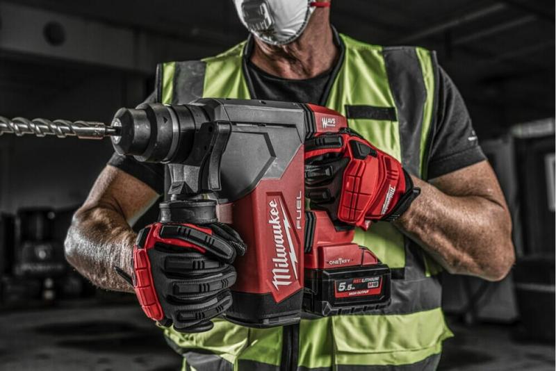 Акумуляторний перфоратор Milwaukee M18 ONE FHP-0X (4933478884) (без АКБ та ЗП), фото 8