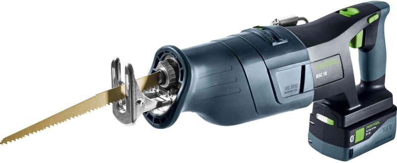 Акумуляторна шабельна пила FESTOOL RSC 18 5.0 EB-Plus (576948), фото 2