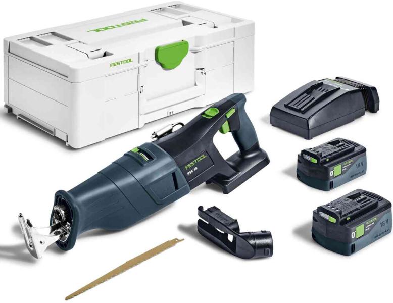 Акумуляторна шабельна пила FESTOOL RSC 18 5.0 EB-Plus (576948), фото 3