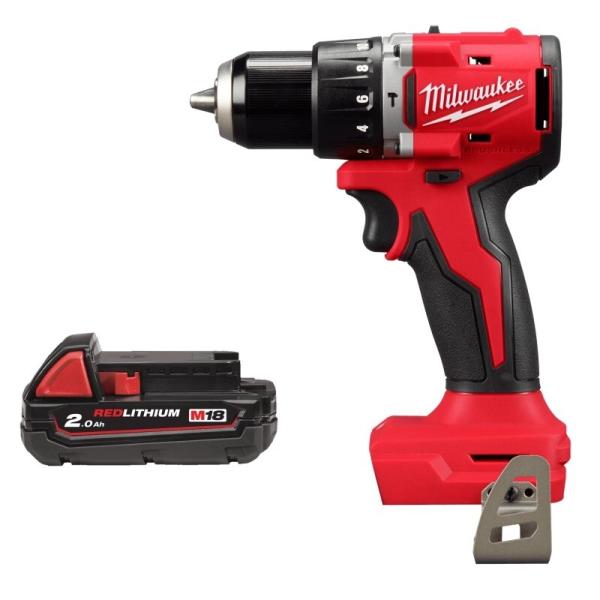 Акумуляторний шурупокрут Milwaukee M18 BLPDRC-0 (4933492820/B2) (без ЗП), фото 2