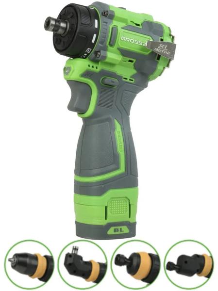Акумуляторний шурупокрут Grosser GCD 16/55 PRO Multi (G0330), фото 4