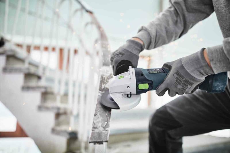 Акумуляторна кутова шліфувальна машина Festool AGC 18-125 EB-Basic (576825) (без АКБ та ЗП), фото 6