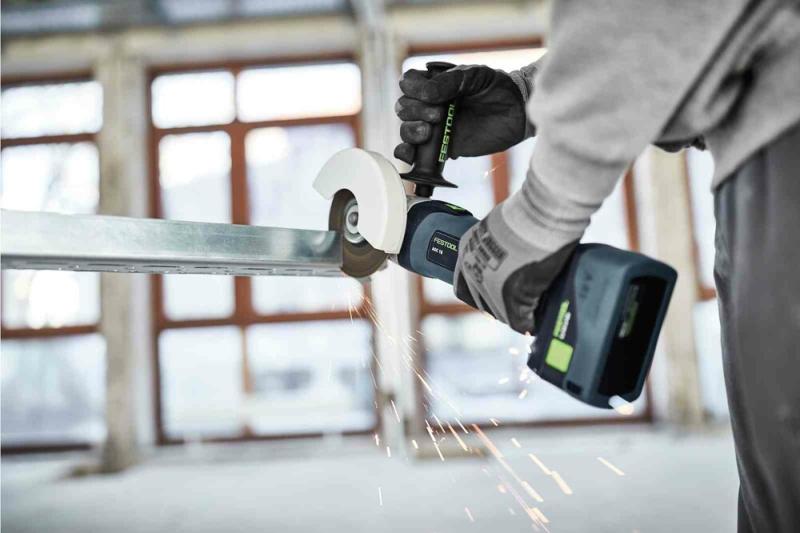Акумуляторна кутова шліфувальна машина Festool AGC 18-125 EB-Basic (576825) (без АКБ та ЗП), фото 9