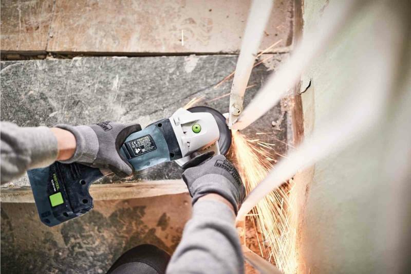 Акумуляторна кутова шліфувальна машина Festool AGC 18-125 EB-Basic (576825) (без АКБ та ЗП), фото 3
