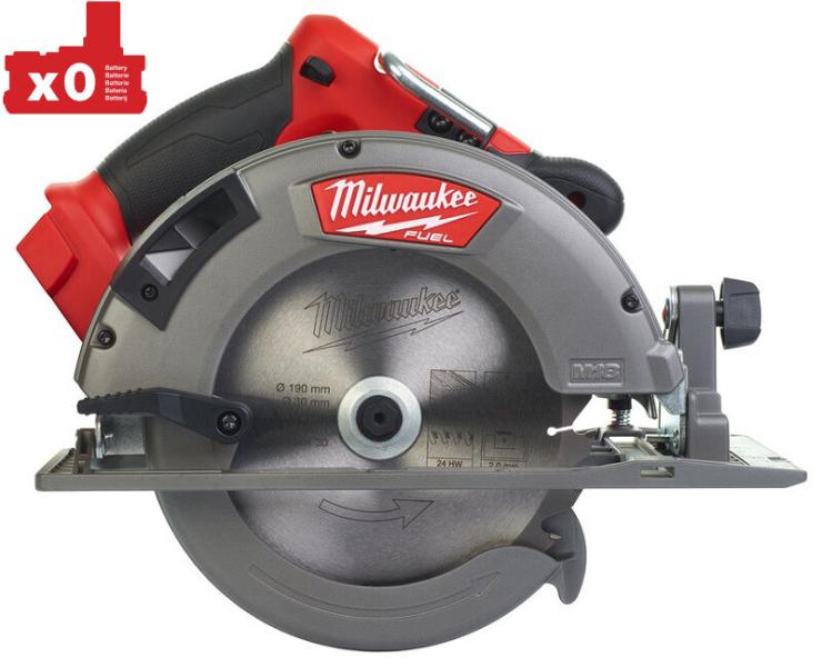 Пила дискова ручна акумуляторна Milwaukee M18 CCS66-0X Ø190 мм (4933459395) без АКБ та ЗП, фото 2