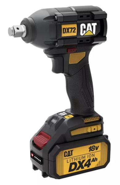 Акумуляторний безщітковий ударний гайковерт CAT DX72