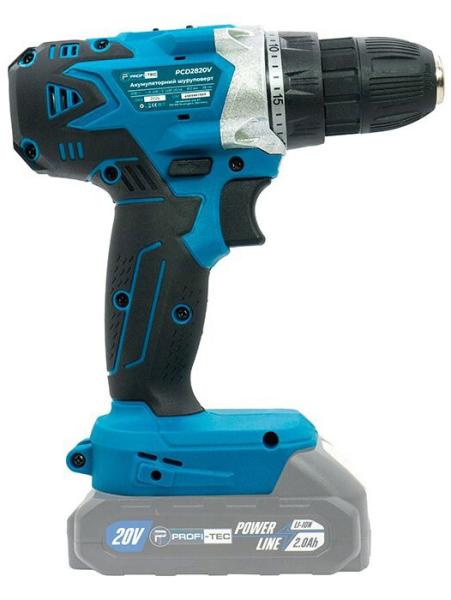 Акумуляторний шурупокрут PROFI-TEC PCD2820V (007238), фото 3