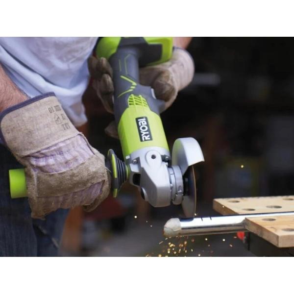 Акумуляторна кутова шліфувальна машина Ryobi M18 R18AG-140S (5133004301), фото 3