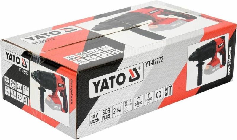 Перфоратор акумуляторний Yato YT-82772 SDS-Plus без АКБ та ЗП, фото 3