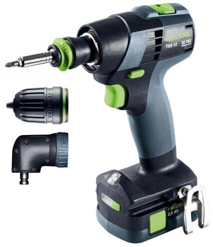 Акумуляторний дриль-шурупокрут FESTOOL TXS 12 2.5-Set (576874), фото 2