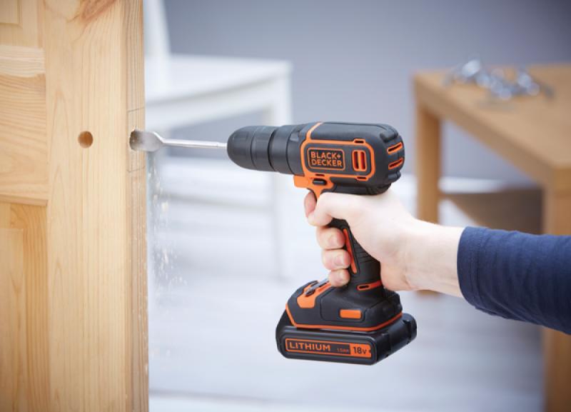 Дриль-шурупокрут акумуляторний BLACK&DECKER BDCD18, фото 5
