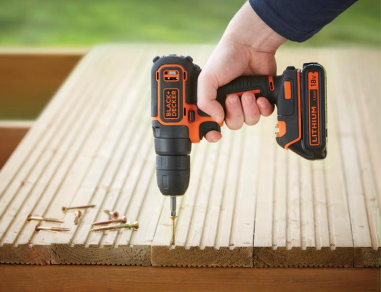 Дриль-шурупокрут акумуляторний BLACK&DECKER BDCD18, фото 3