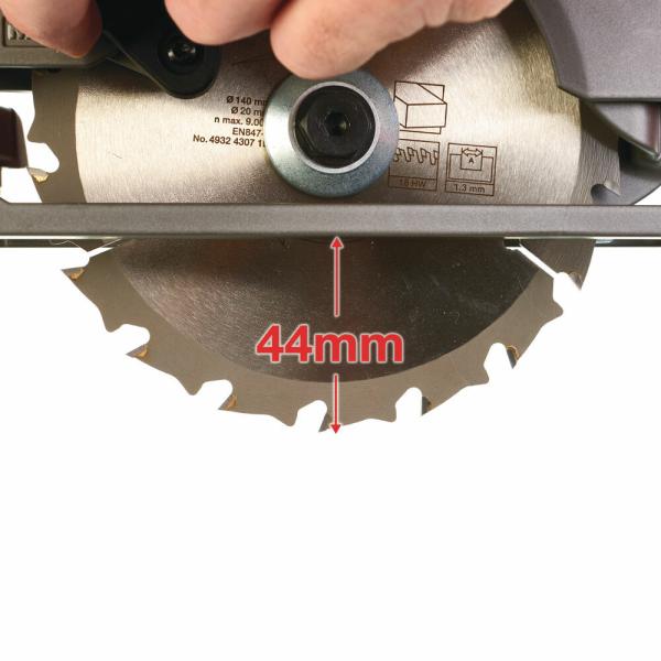 Пила ручна дискова акумуляторна Milwaukee M12 CCS44-0 Ø140 мм (4933448225) без АКБ та ЗП, фото 12