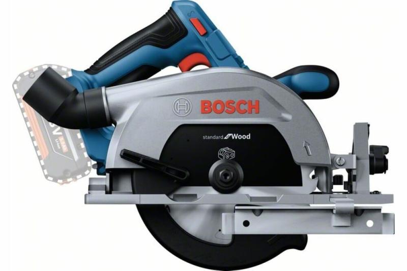 Акумуляторна дискова пилка Bosch GKS 185-LI Solo (06016C1221) (без АКБ та ЗП), фото 2