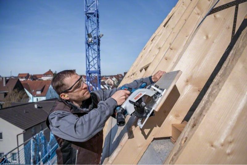 Акумуляторна дискова пилка Bosch GKS 185-LI Solo (06016C1221) (без АКБ та ЗП), фото 6