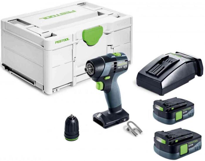 Акумуляторний дриль-шурупокрут FESTOOL TXS 12 2.5-Plus (576873)