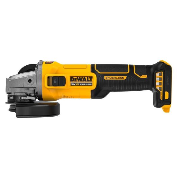 Акумуляторна кутова шліфмашина DeWALT (DCG407N) (без АКБ та ЗП), фото 6