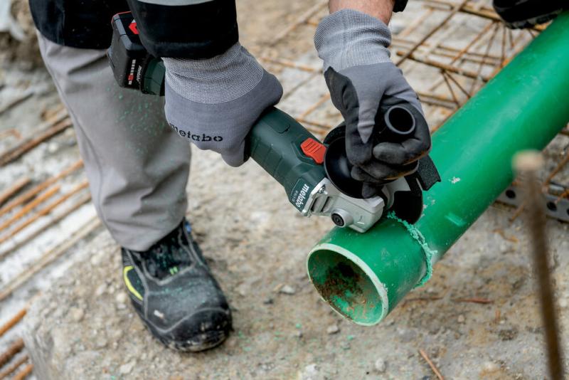 Акумуляторна кутова шліфувальна машина Metabo W 18 L 9-115 (602246840) (без АКБ та ЗП), фото 5