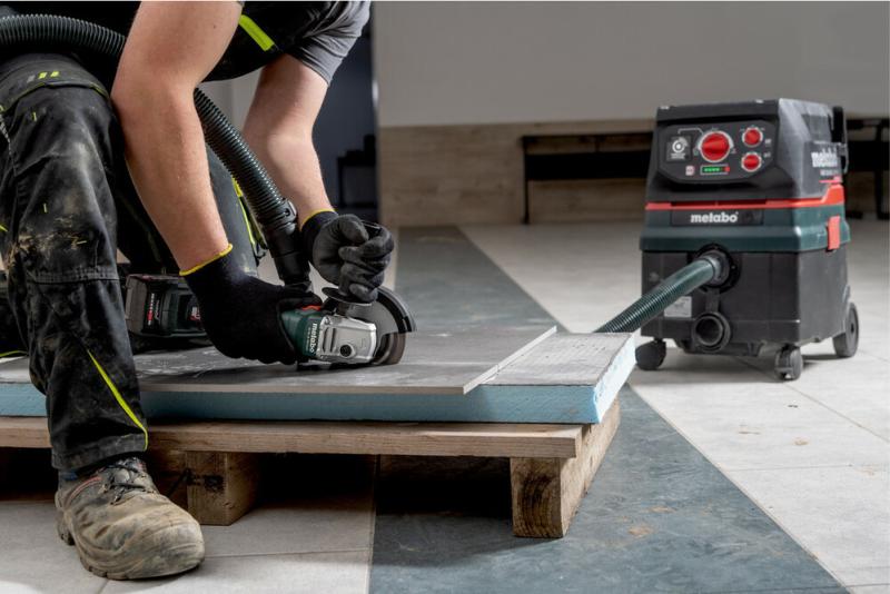 Акумуляторна кутова шліфувальна машина Metabo W 18 L 9-115 (602246840) (без АКБ та ЗП), фото 8