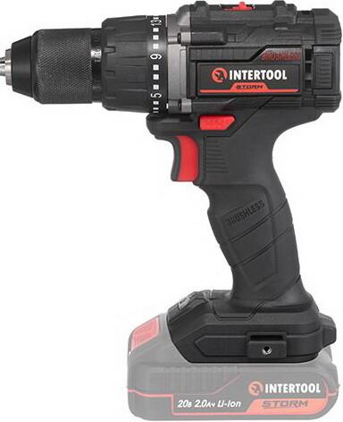 Акумуляторний дриль-шурупокрут INTERTOOL WT-9360 (без АКБ та ЗП), фото 3