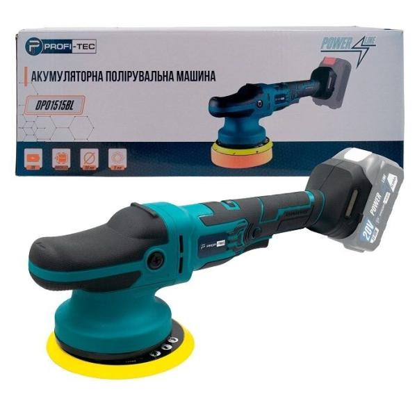 Акумуляторна полірувальна машина PROFI-TEC DPO1515BL/PPO1515BL (005949) (без АКБ та ЗП), фото 10