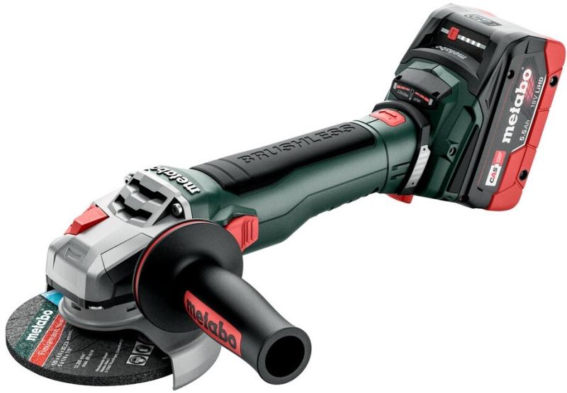 Акумуляторна кутова шліфувальна машина Metabo WB 18 LT BL 11-125 Quick (613054660), фото 10