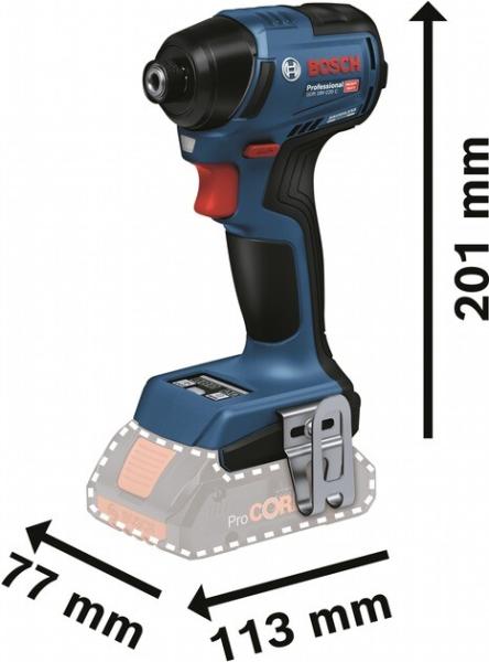 Акумуляторний гайкокрут Bosch GDR 18V-220 C (06019L6000) (без АКБ та ЗП), фото 2