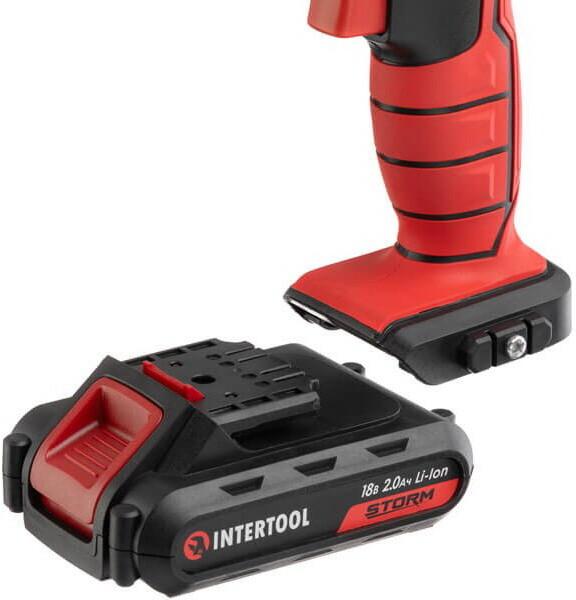 Акумуляторний дриль-шурупокрут INTERTOOL WT-0317, фото 6