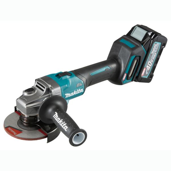 Акумуляторна кутова шліфувальна машина Makita XGT 40 V MAX GA008GM201, фото 4