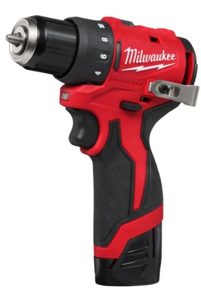 Акумуляторний шурупокрут Milwaukee M12 BLDDRC-202С (4933499686)