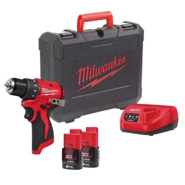 Акумуляторний шурупокрут Milwaukee M12 BLDDRC-202С (4933499686), фото 6