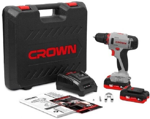 Дриль-шуруповерт акумуляторна Crown CT21081H-2 BMC, фото 2
