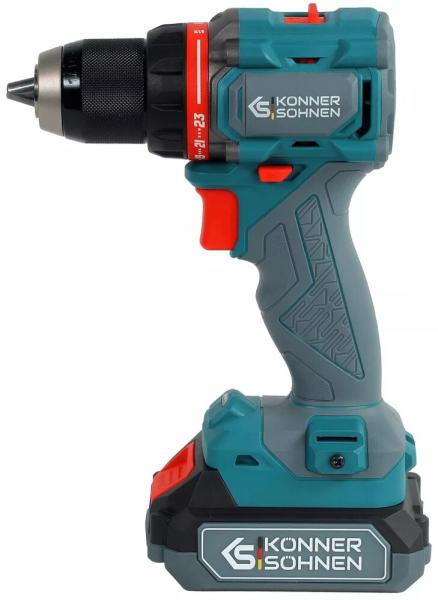 Акумуляторний шурупокрут Konner&Sohnen KS ID20V-60 KIT 74 PLUS, фото 3