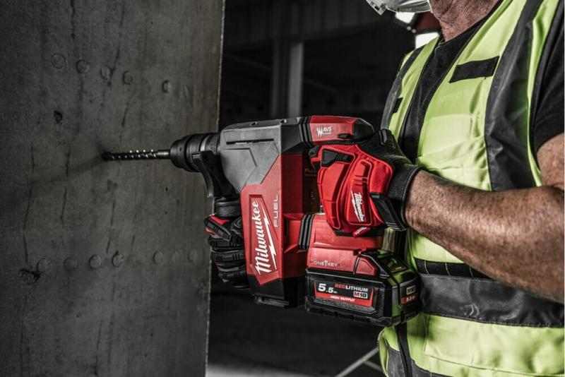 Акумуляторний перфоратор Milwaukee M18 ONE FHPX-0 (4933478885) (без АКБ та ЗП), фото 9