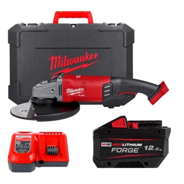 Акумуляторна кутова шліфмашина Milwaukee M18 FLAG230XPDB-121C FORGE (4933499241), фото 8