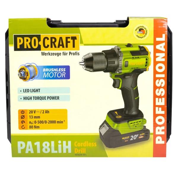 Акумуляторний шурупокрут Procraft PA18LiH, фото 14