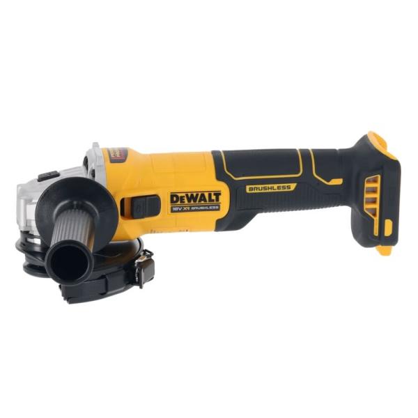 Акумуляторна кутова шліфмашина DeWALT (DCG407NT) (без АКБ та ЗП), фото 5