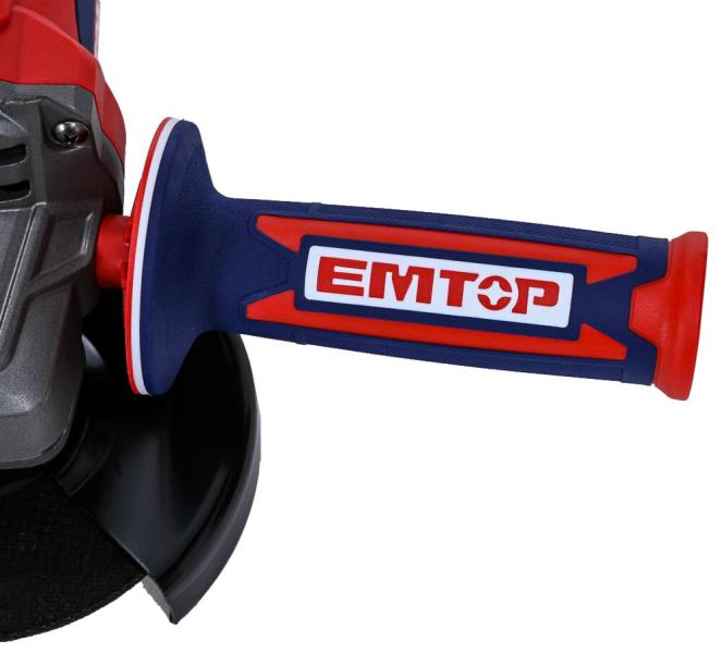Акумуляторна кутова шліфмашина EMTOP ELAG271532, фото 3