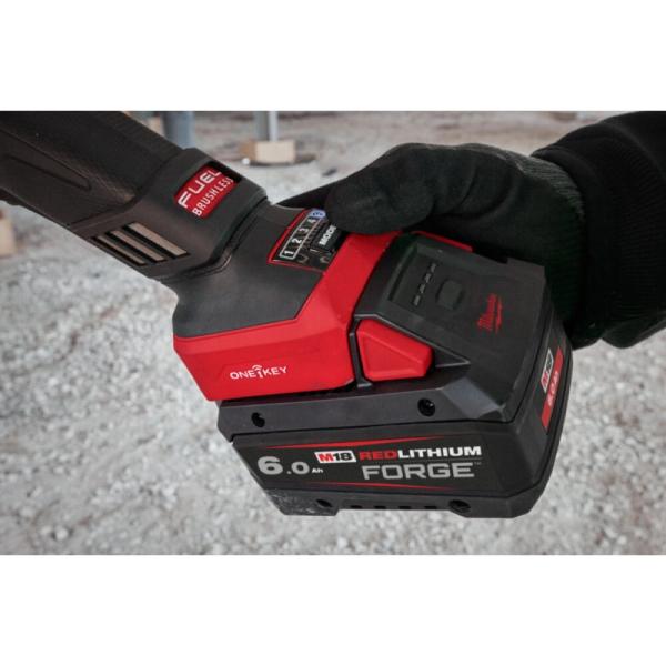 Акумуляторна кутова шліфмашина Milwaukee M18 FHSAGO125VXPDB2-0X (4933493419) (без АКБ та ЗП), фото 3