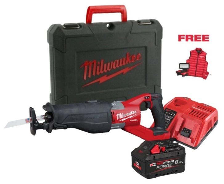 Акумуляторна шабельна пилка Milwaukee M18 FSXMC-801C (4933499455), фото 2