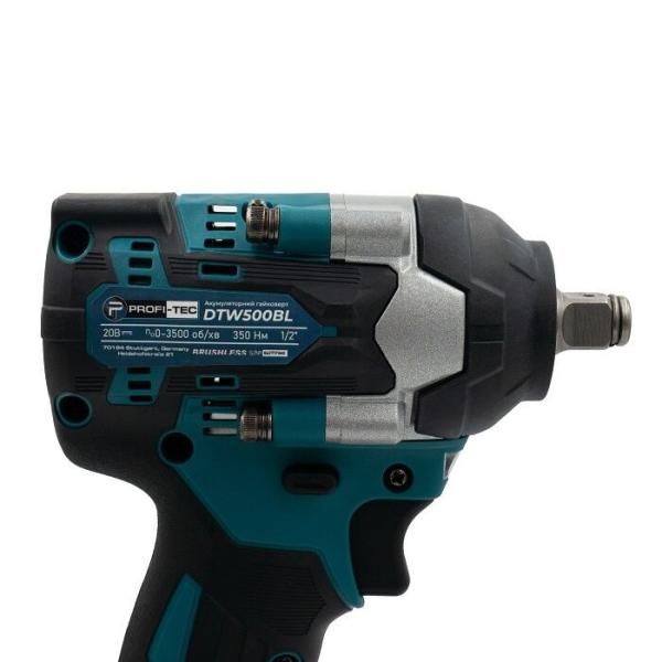 Акумуляторний гайкокрут PROFI-TEC DTW500BL, фото 8
