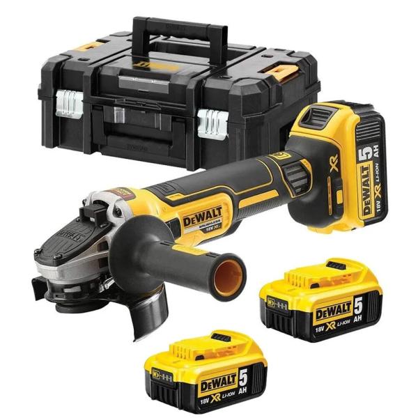 Шліфмашина кутова акумуляторна DeWALT DCG405P3, фото 2
